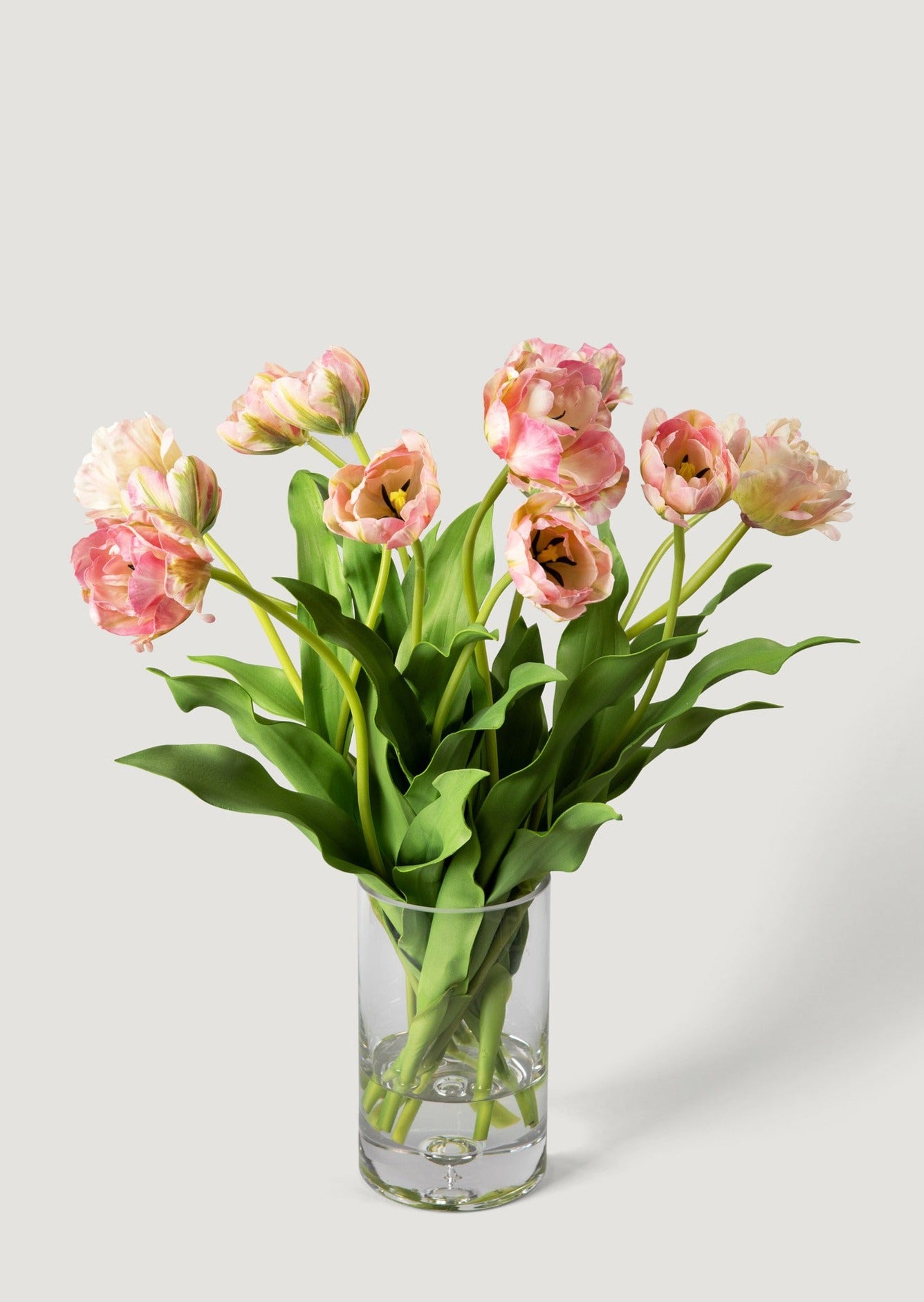 High End Faux store Tulip Arrangment