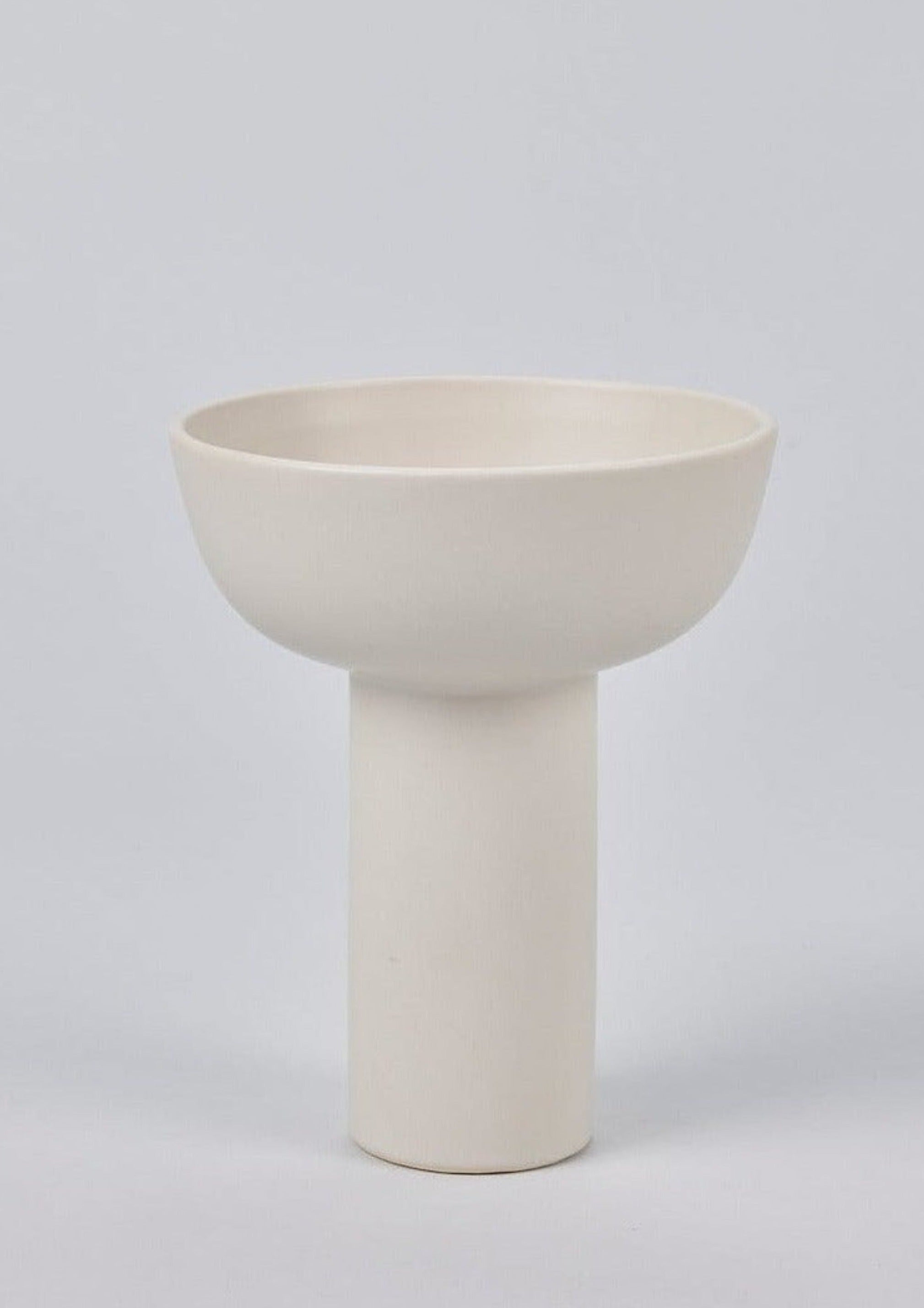 Tall Cream Ceramic Vase - 22.75