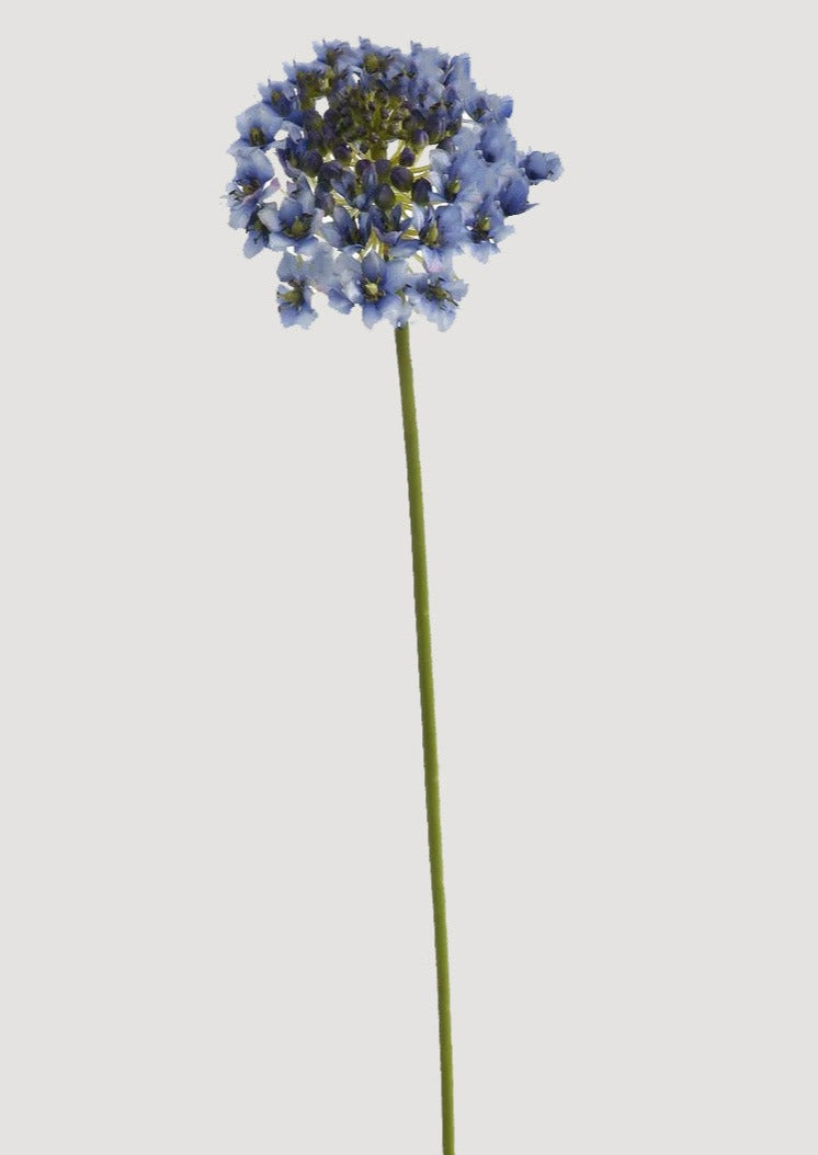 Faux Agapanthus Flower in Blue - 30&quot;