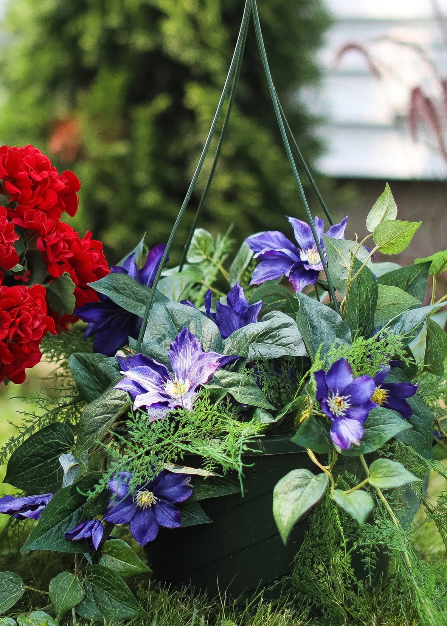 Artificial Purple Clematis