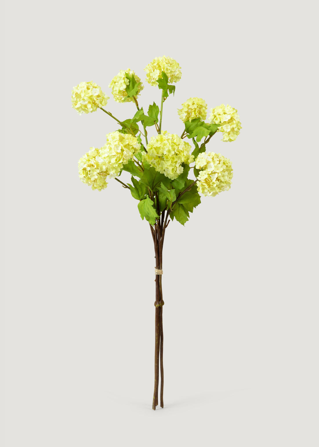 Honeydew Green Snowball Fake Flower Bundle 