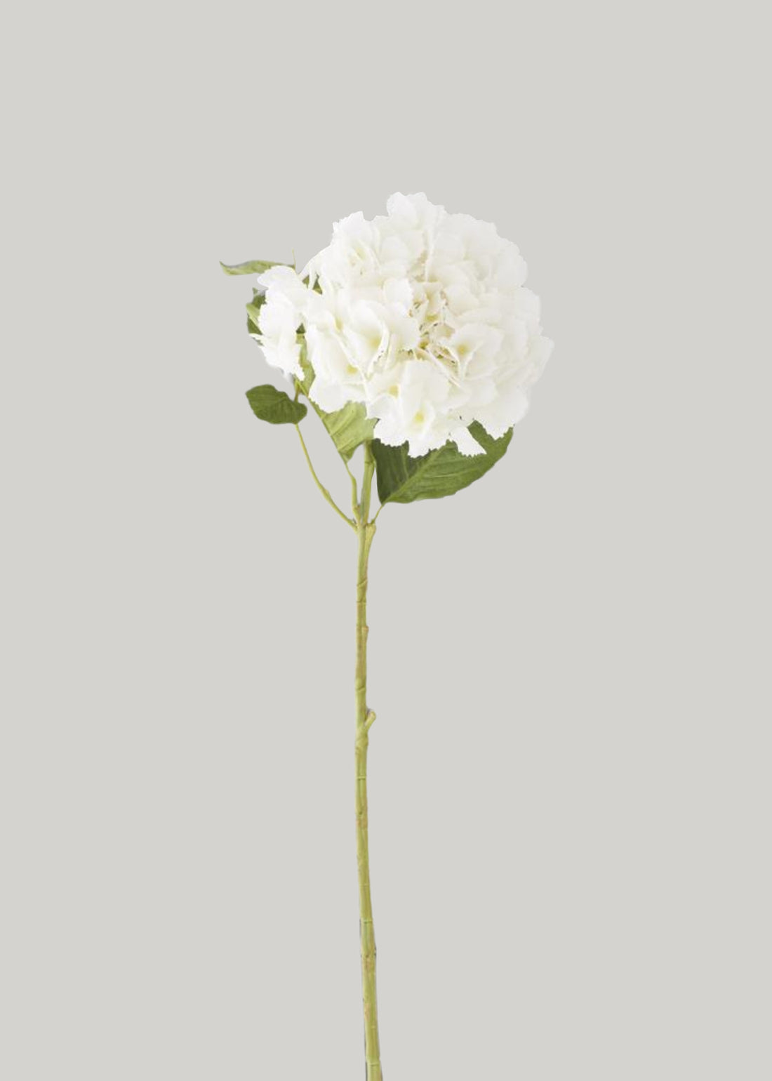 White Real Touch Hydrangea Fake Flower - 20&quot;