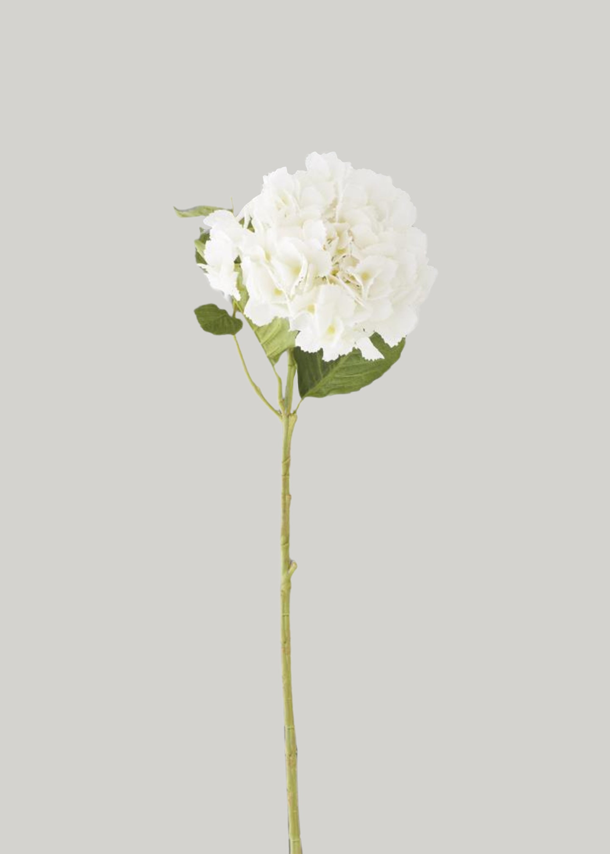 White Real Touch Hydrangea Fake Flower - 20&quot;