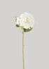 White Real Touch Hydrangea Fake Flower - 20"