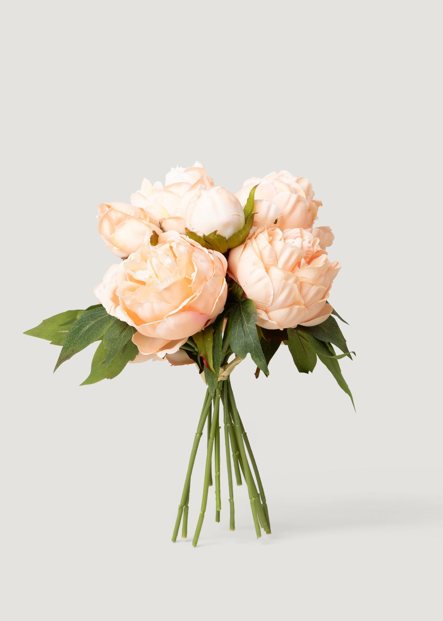 Coral Faux Peony Bundle