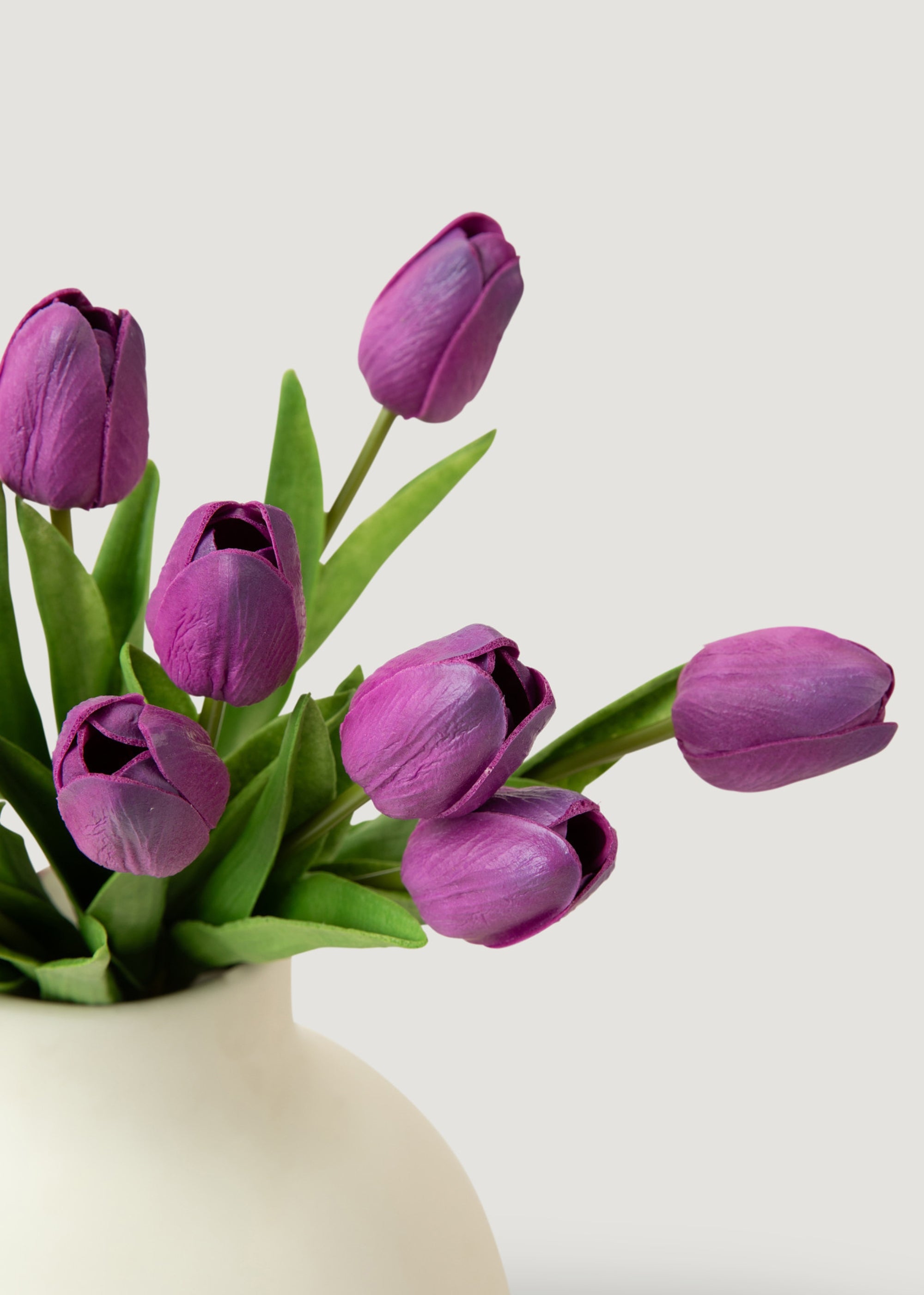 Real Touch Tulips in Purple