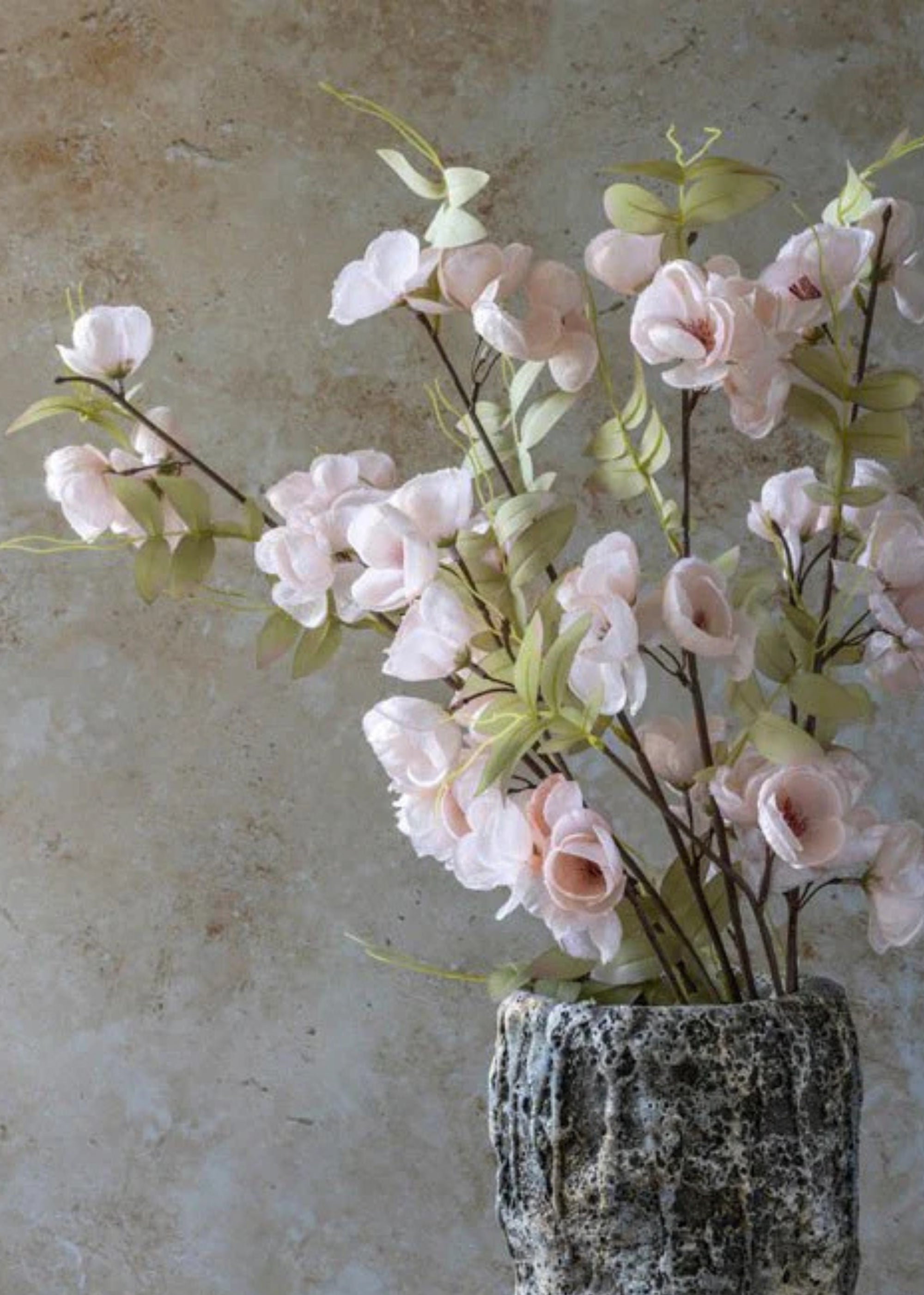 Soft Pink Peach Artificial Quince