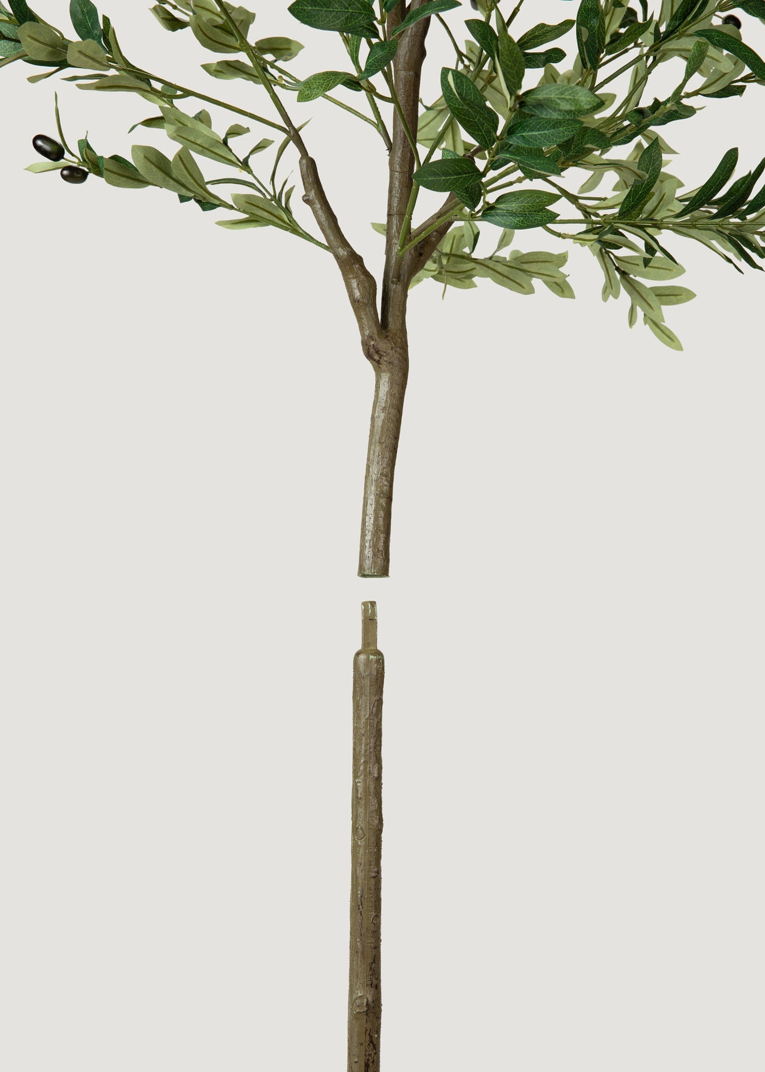 Two Piece Faux Olive Tree