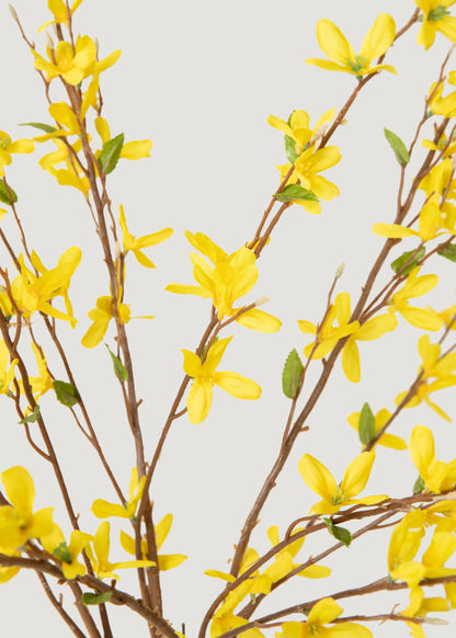 Artificial Forsythia Close-up