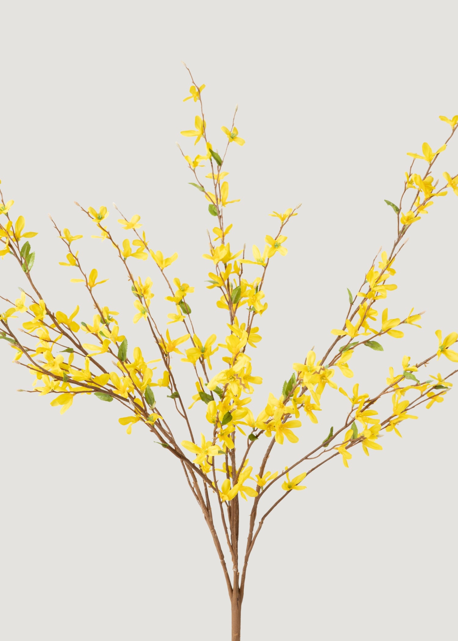 Yellow Artificial Forsythia Branch Bush 