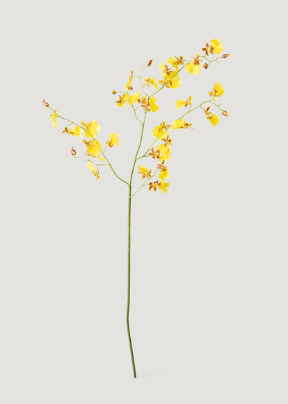 Artificial Dancing Orchids in Yellow 