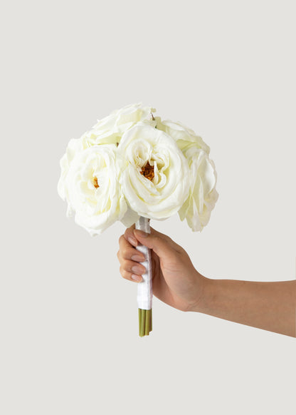 Artificial Cream Rose Bouquet