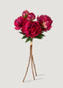 Artificial Peonies Bundle in Fuchsia Pink