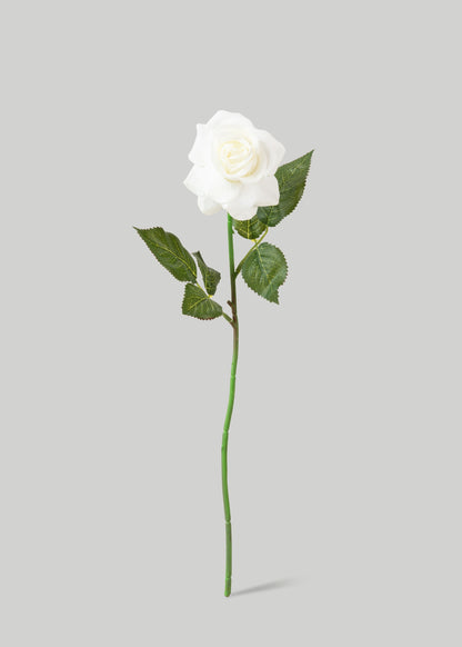 Ivory Real Touch Rose Stem