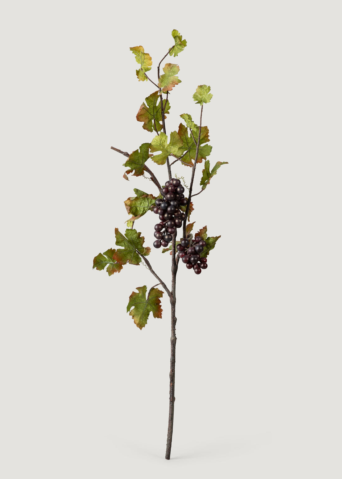 Artificial Grape Branch with Leaves