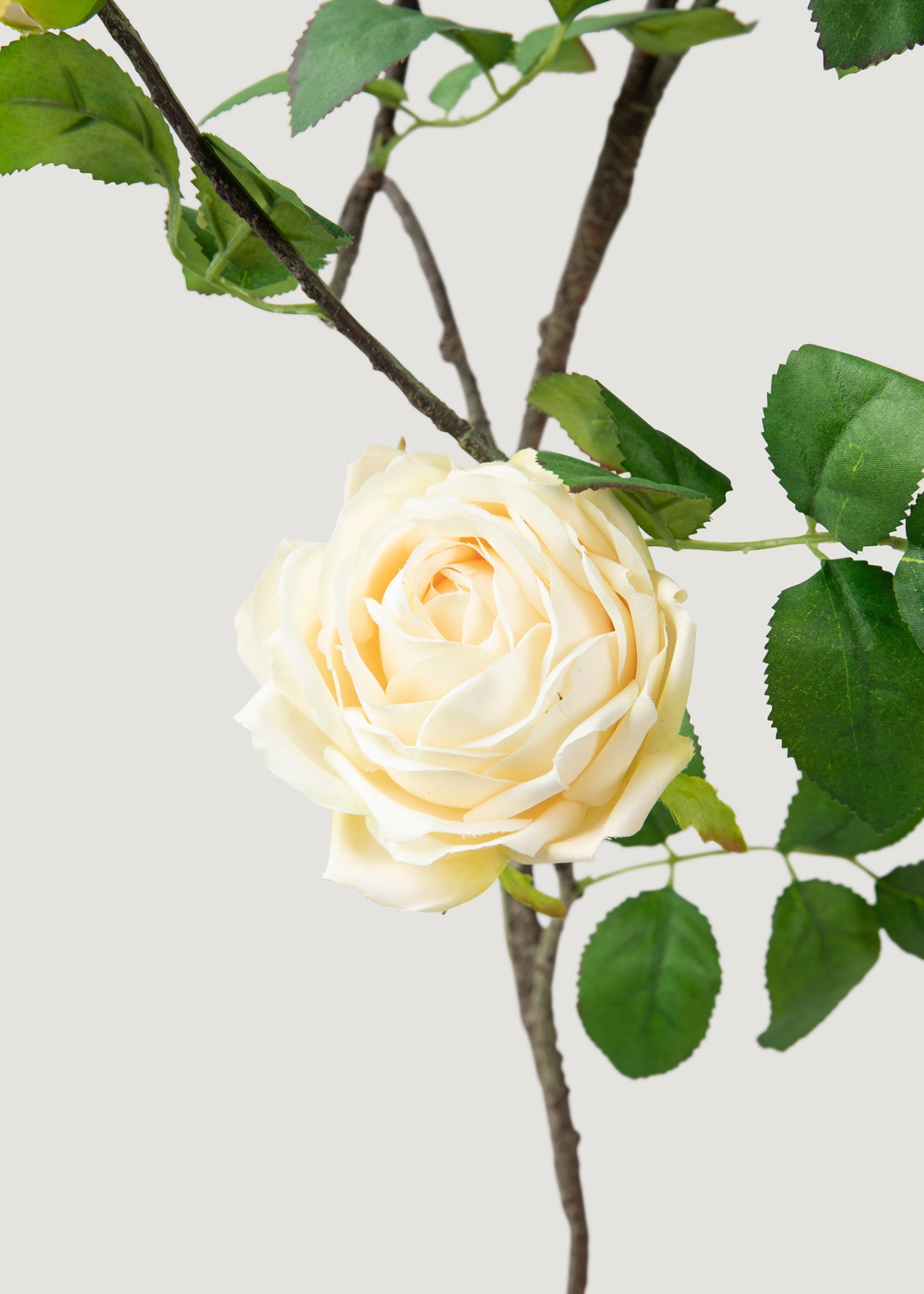 Artificial Soft Yellow Roses 