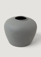 Exclusive Smokey Slate Large Clay Vase at afloral