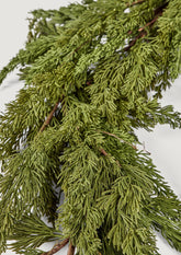 Afloral Realistic Green Garlands Artificial Cedar Winter Garland