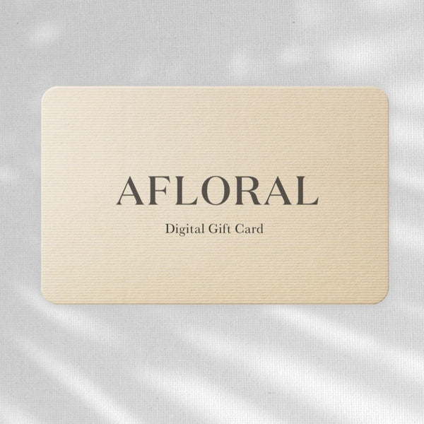 Afloral Gift Cards. Your floral decorating company