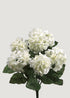 Premium Artificial Flowers Cream White Hydrangea Bush at Afloral