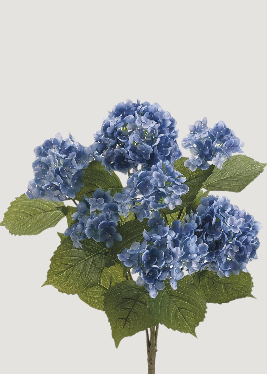 Luxe Fake Flowers at Afloral Dark Blue Hydrangea Bush