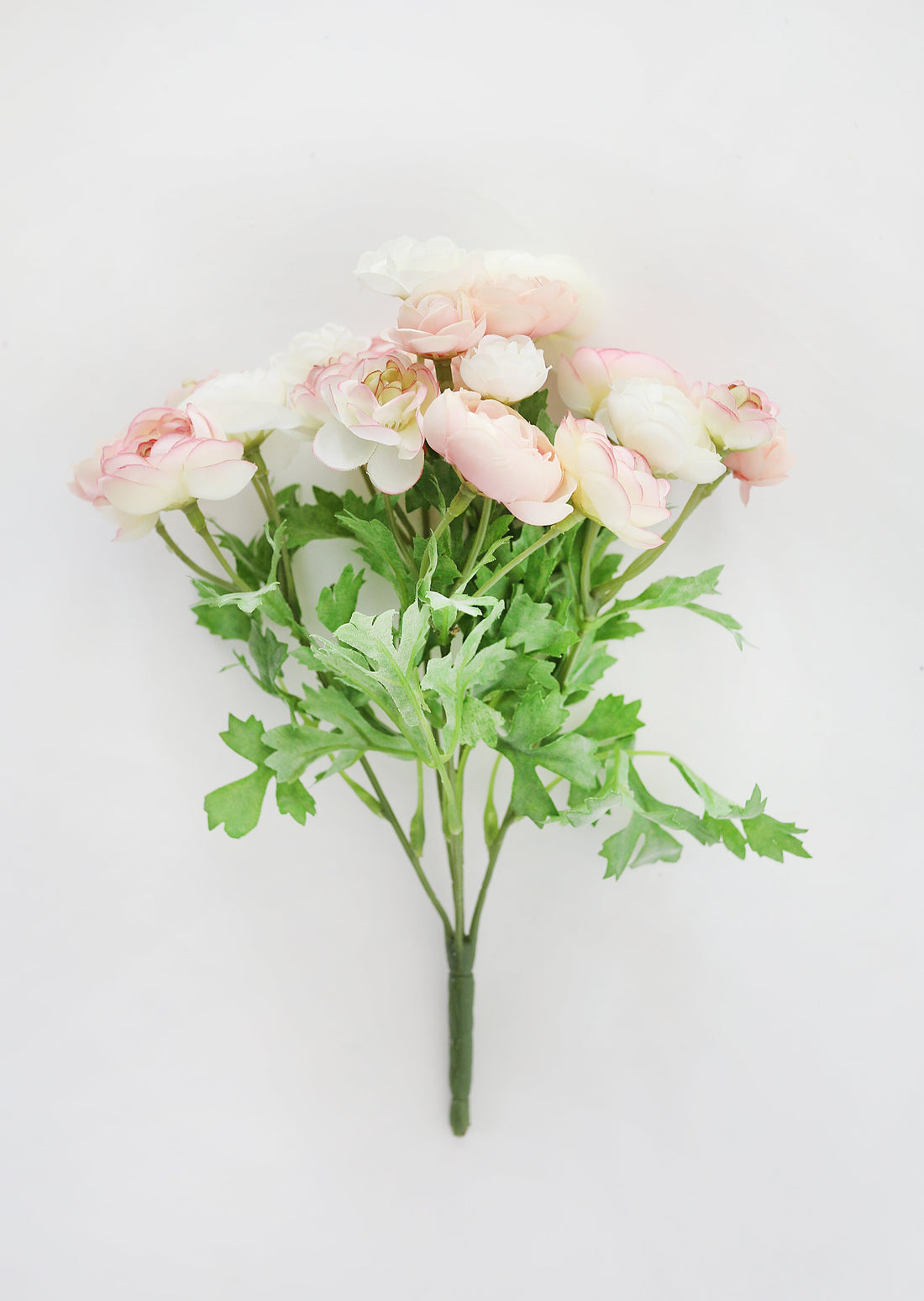 Silk Ranunculus Bush in Soft Pink