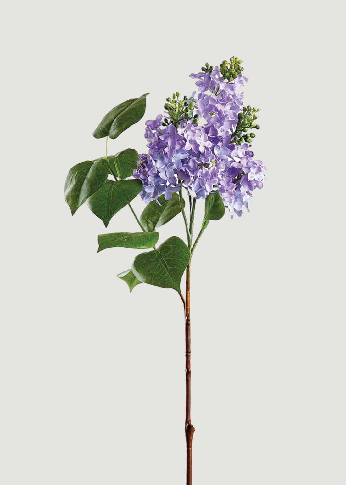 Luxe Faux Lilac Flower Branch in Lavender