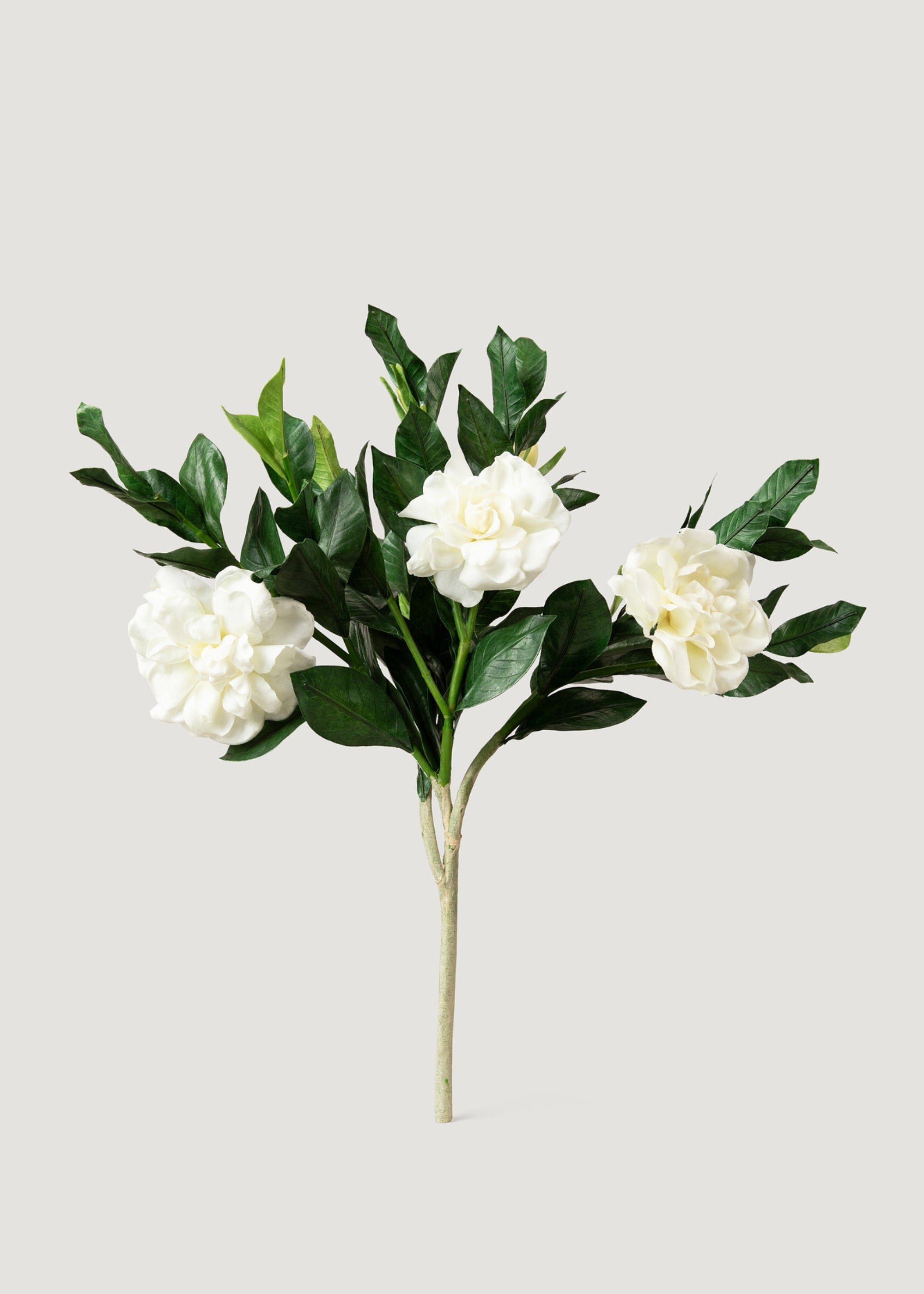 Deluxe Cream Artificial Gardenia Flower Branch 