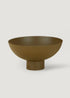 Stainless Steel Compote Bowl in Olive Green 