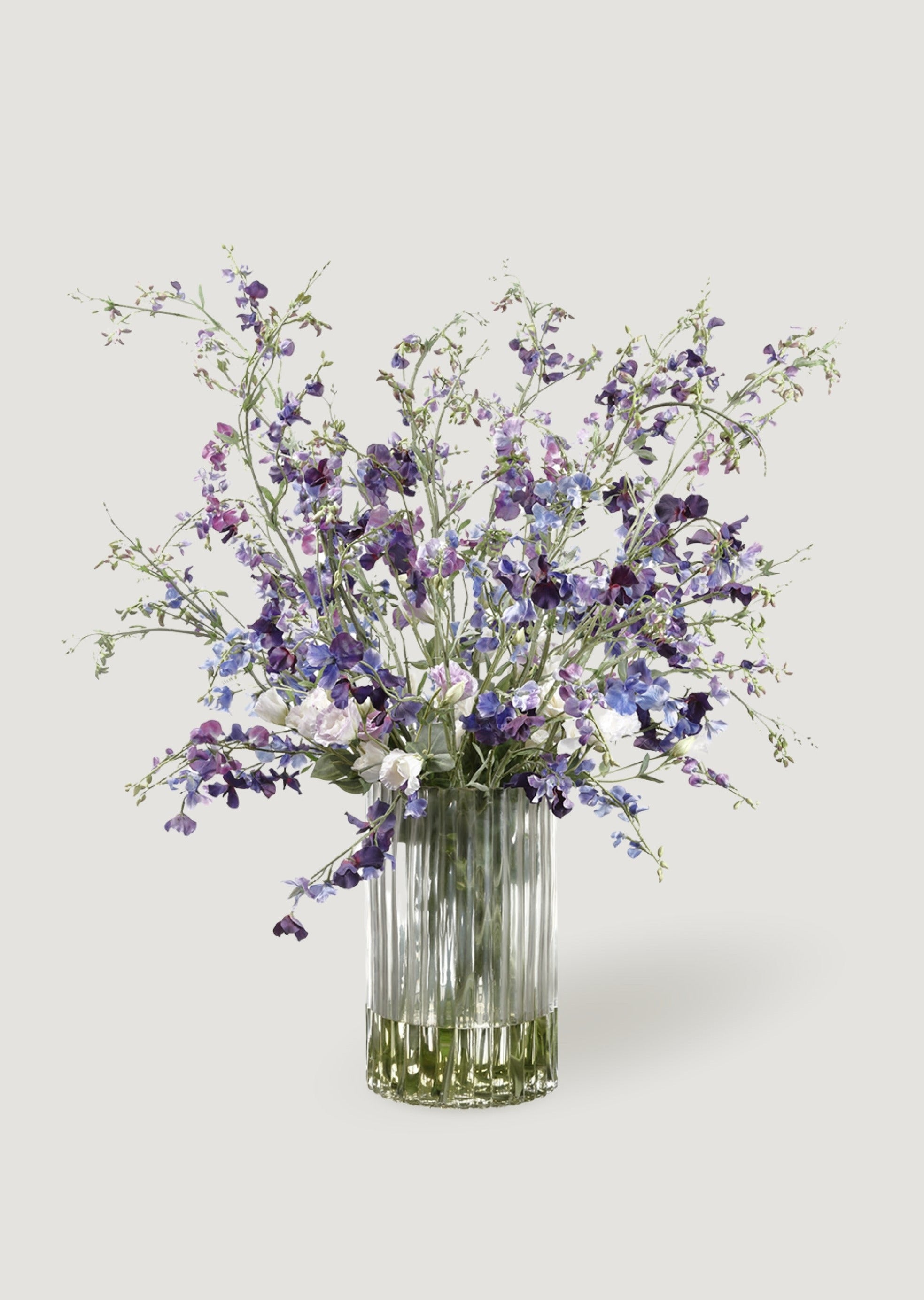 Vase of Purple 2024 Flowers