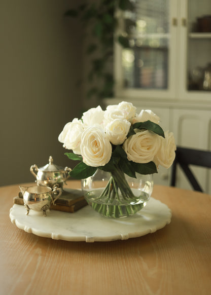 Premade Rose Arrangement on Table