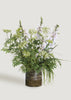 Faux Queen Anne's Lace and Foxglove Arrangement