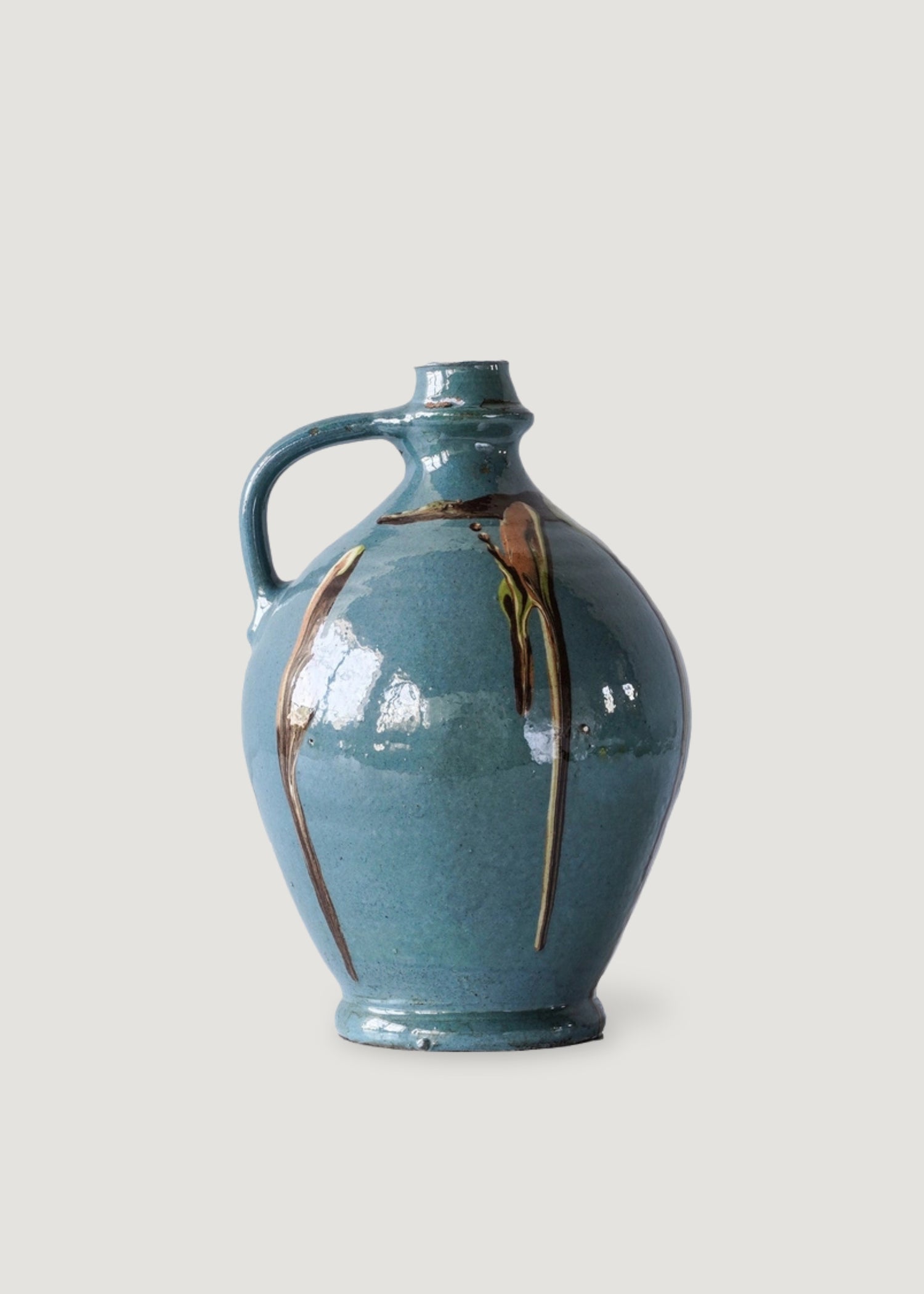 Handmade Painted Ceramic Jug Vase