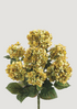 Silk Hydrangea Bush in Antique Green