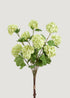 Faux Lime Green Snowball Flower Bundle 