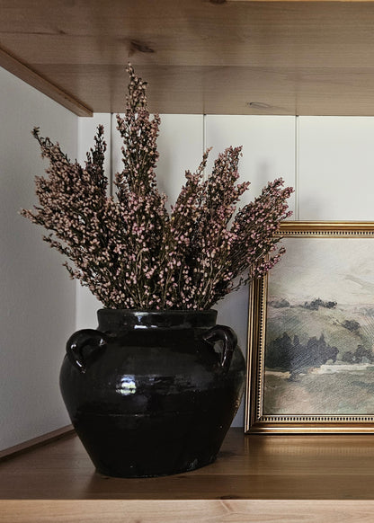 Dried Heather Arranged in Vase