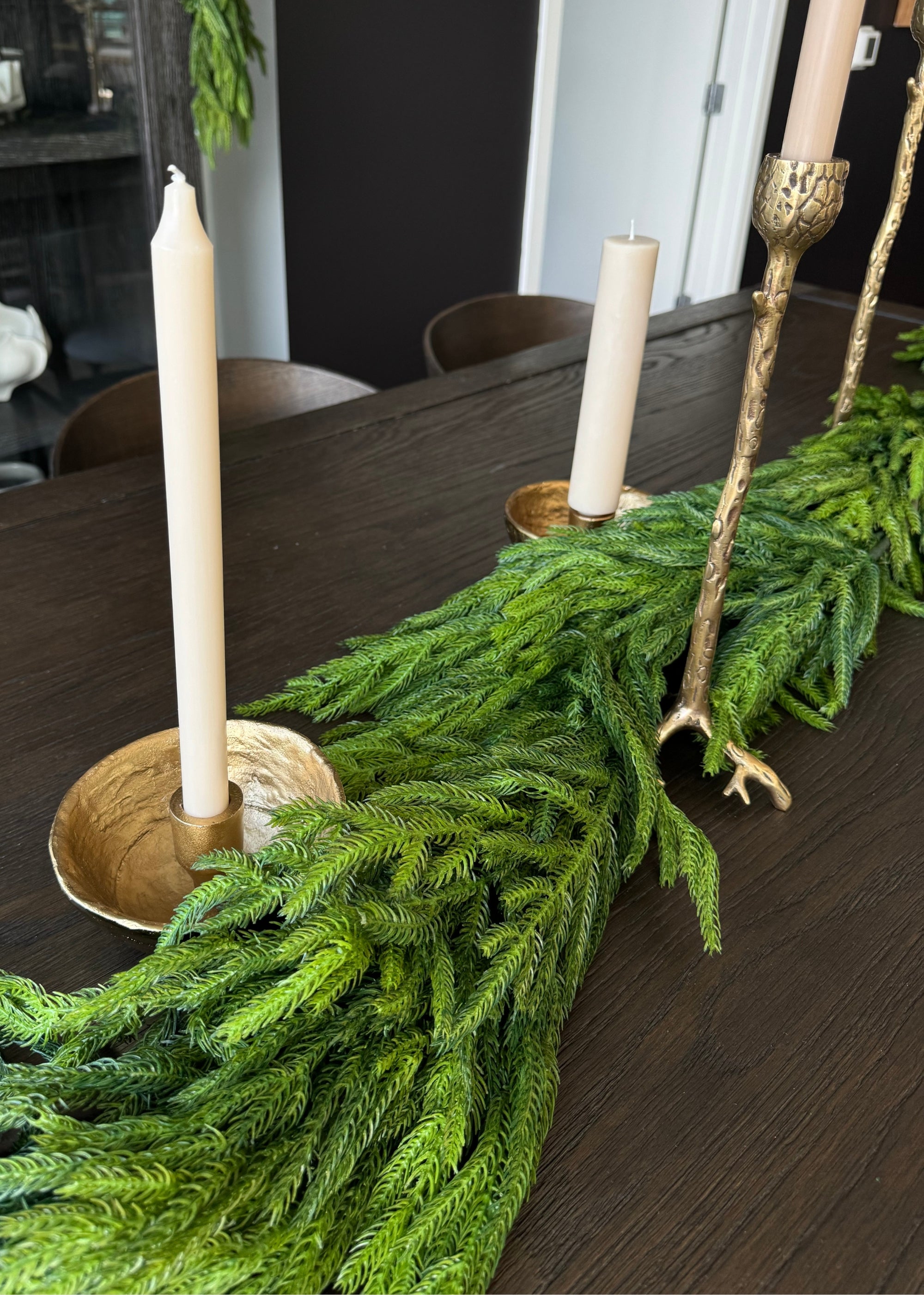 Deluxe Norfolk Pine Table Runner