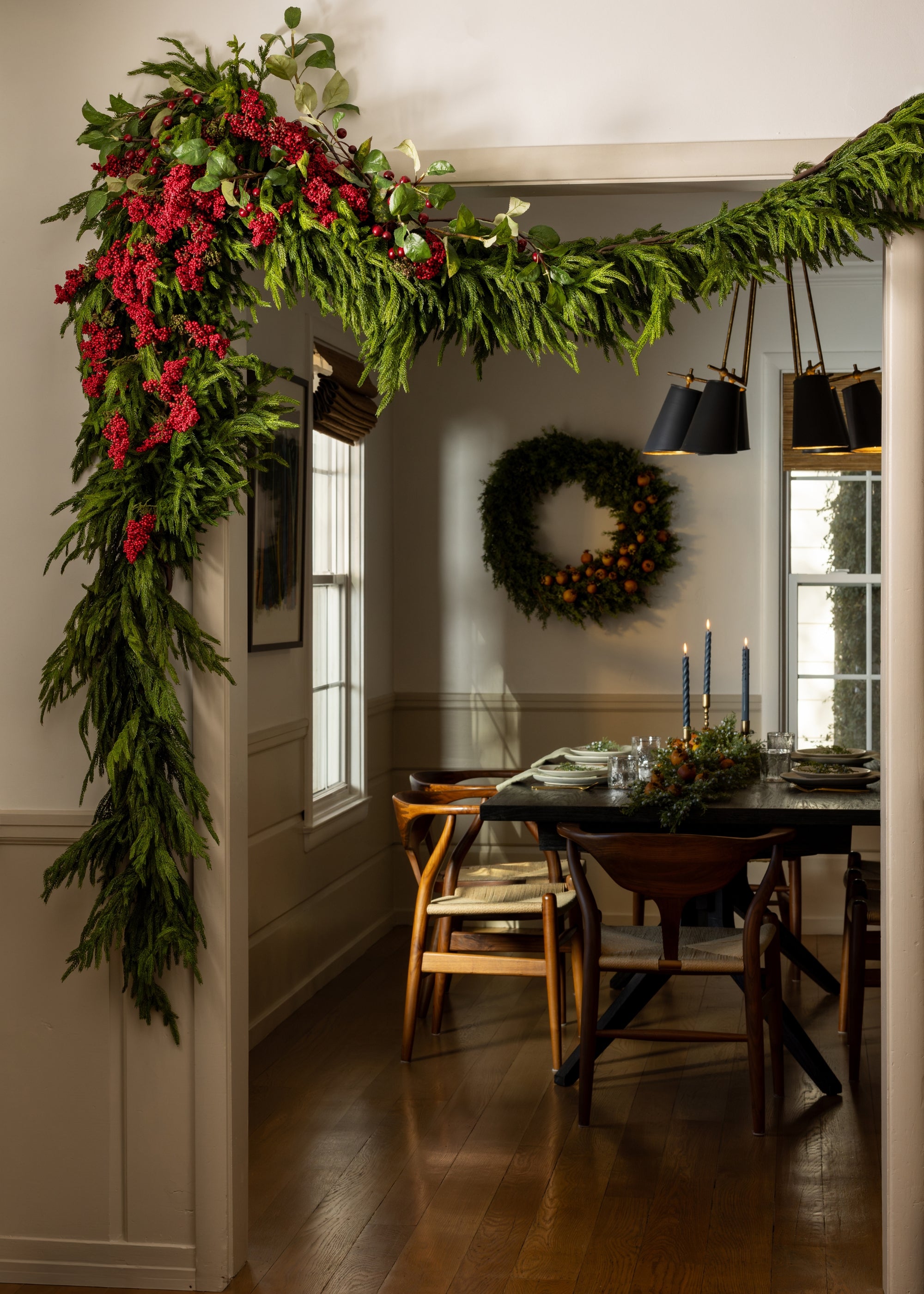 Decorative Holiday Norfolk Garland