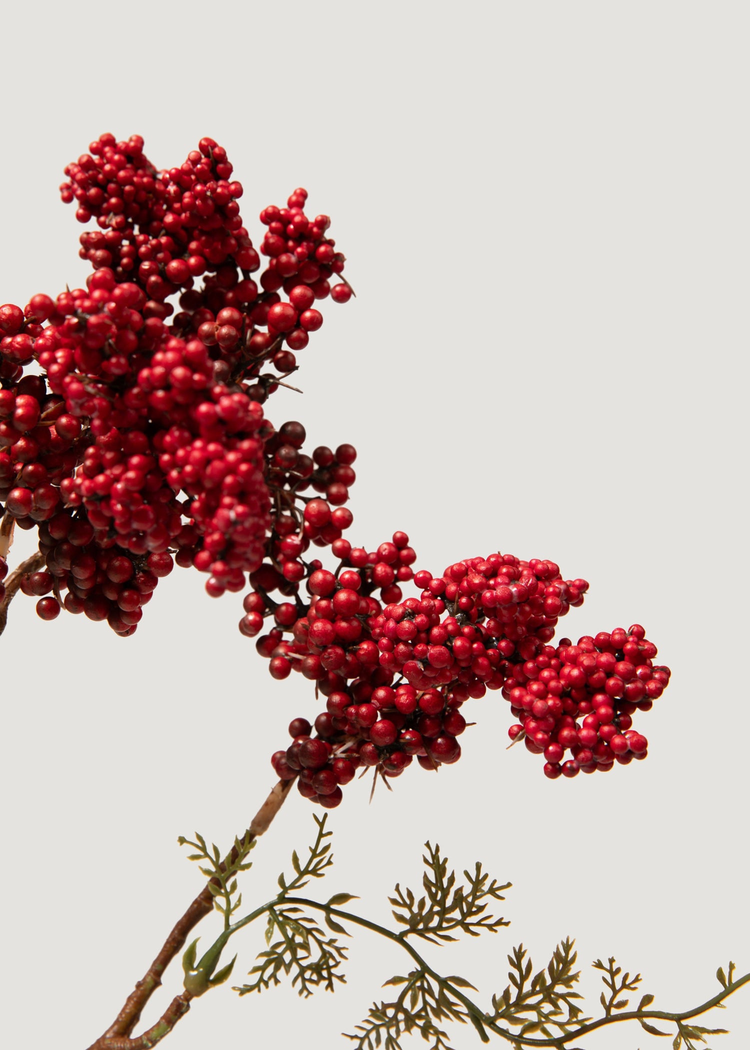 Fake Red Berries For Holiday Decorating