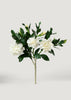 Deluxe Cream Artificial Gardenia Flower Branch