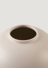 Matte Bailey Cream Watertight Ceramic Round Vase Exclusive at Afloral