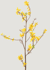 Afloral Premium Faux Flowers Artificial Forsythia in Yellow