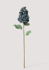 Afloral Luxe Faux Flowers in Artificial Vintage Blue Cone Hydrangea