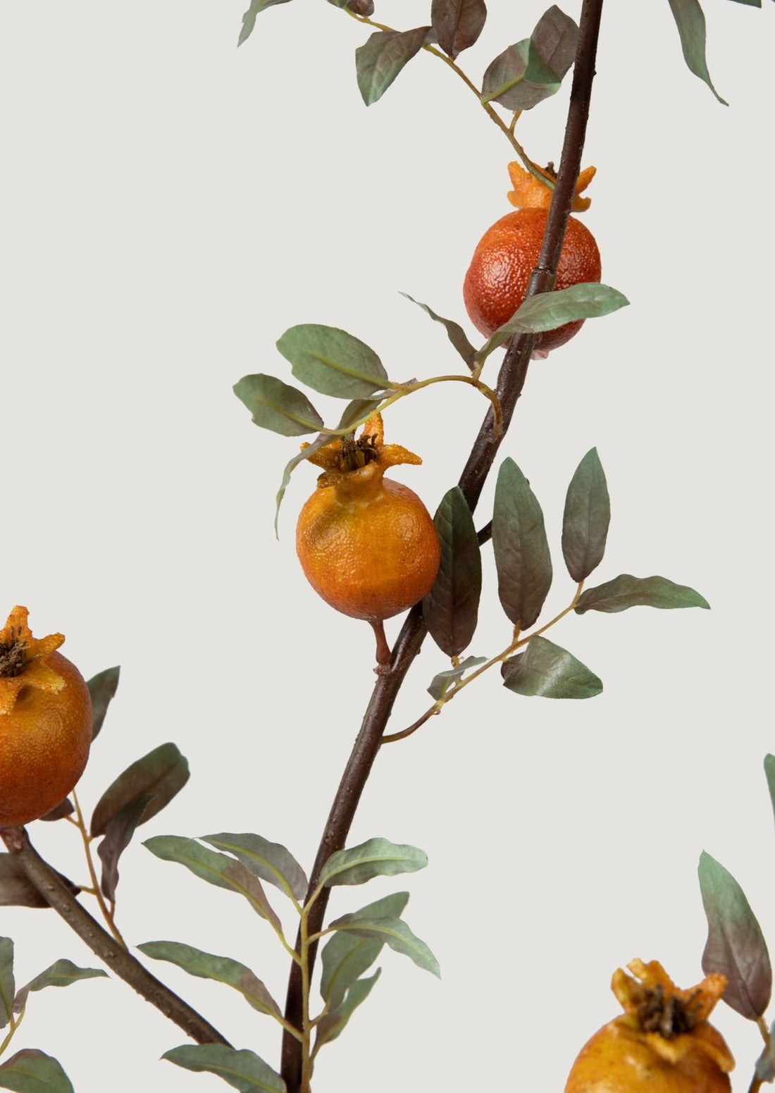 Faux Fruit Branches Orange Pomegranates