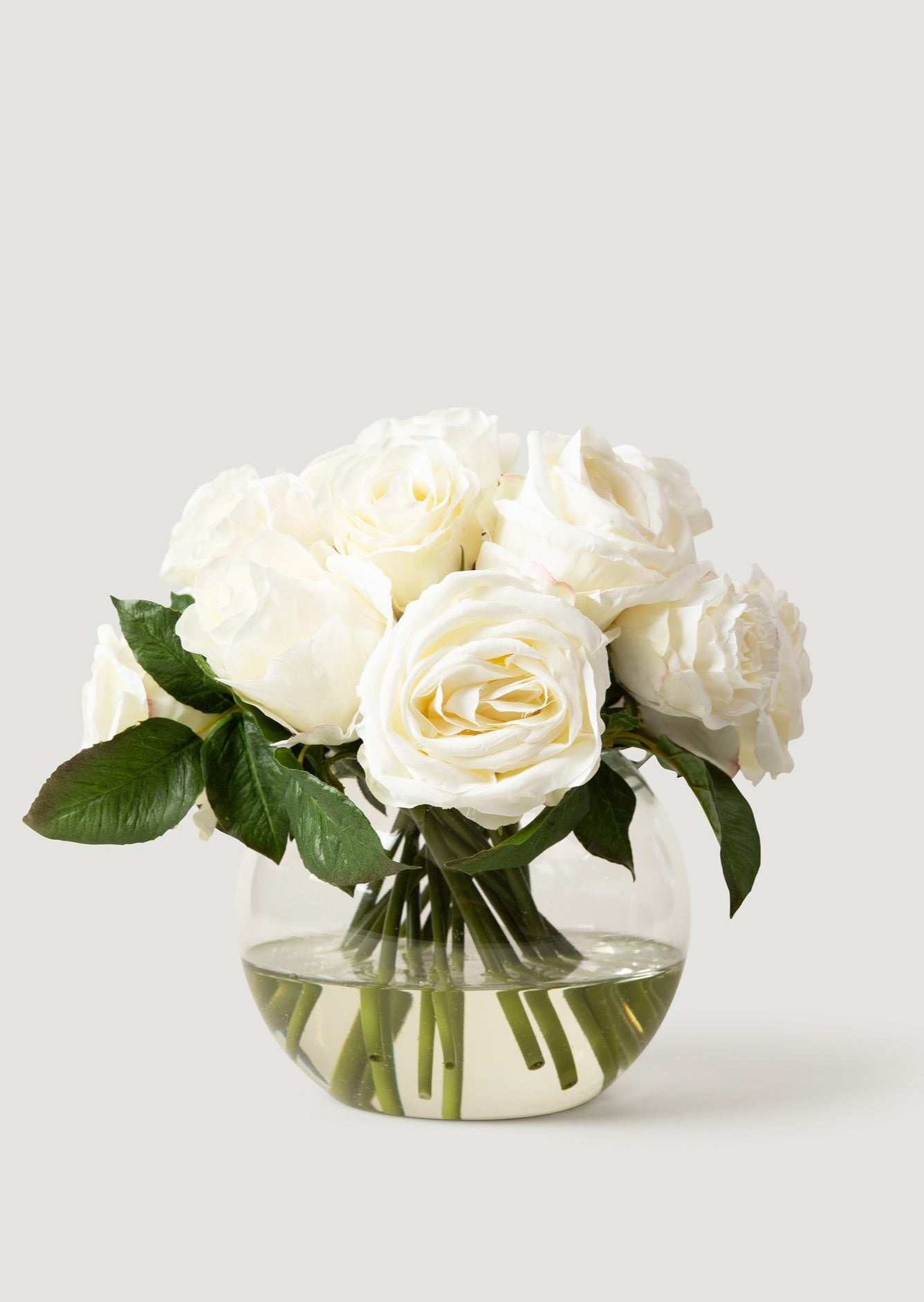 Afloral Luxe Fake Flowers Real Touch Rose Arrangement