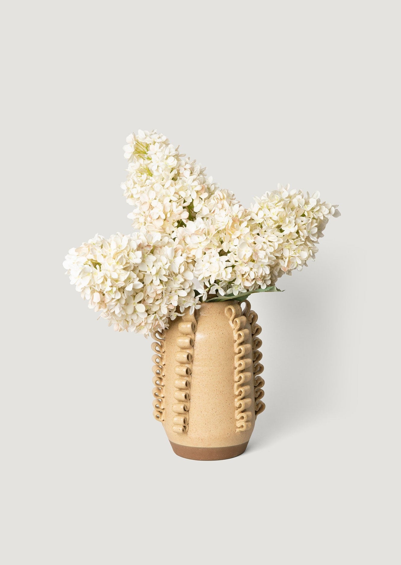 Faux Cone Hydrangeas in Vase