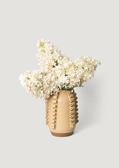 Faux Cone Hydrangeas in Vase