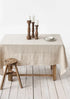 Table Setting Styled with Linen Tablecloth by MagicLinen