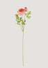 Coral Pink Real Touch Ranunculus Flowers 