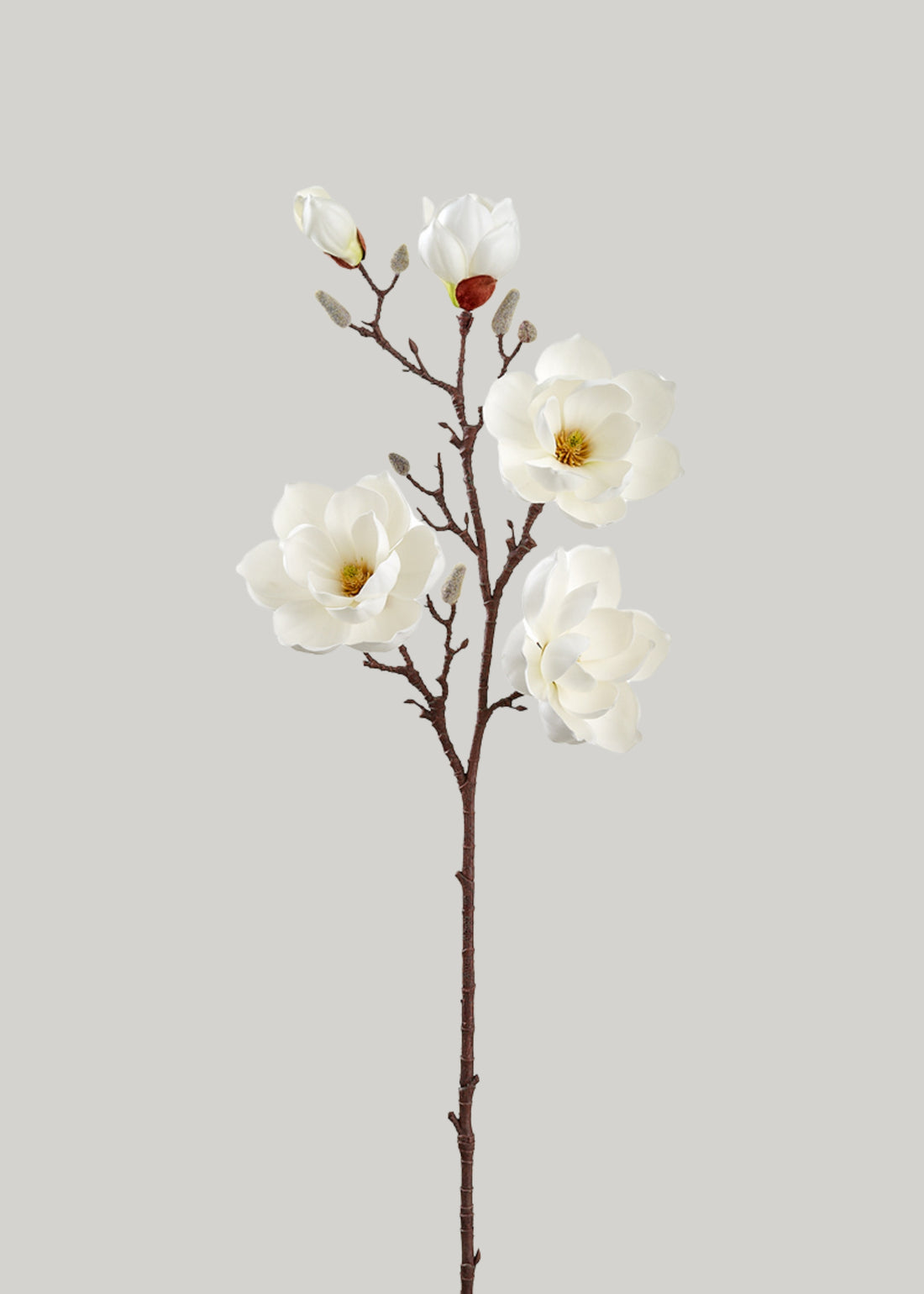 Faux Magnolia Flower Branch